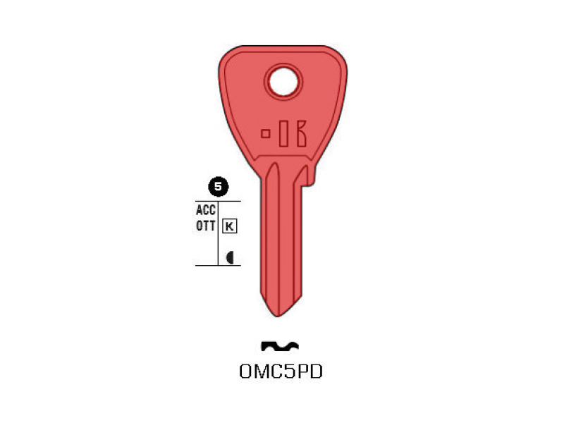 OC074-OMC5PD/K2210 ROSSO CHIAVE (50*