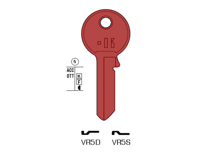 VI081-VR5S/K2210 ROSSA CHIAVE (50*
