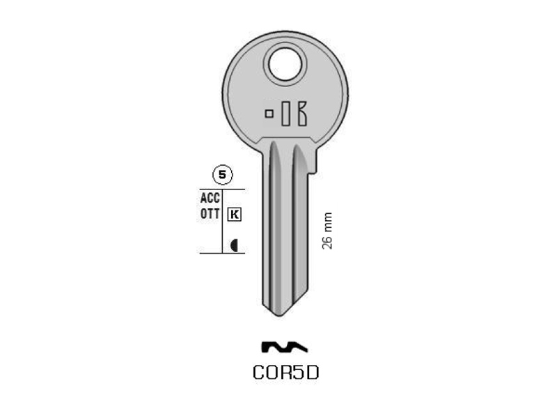 CB5-COR5D/K000 CHIAVE (100)