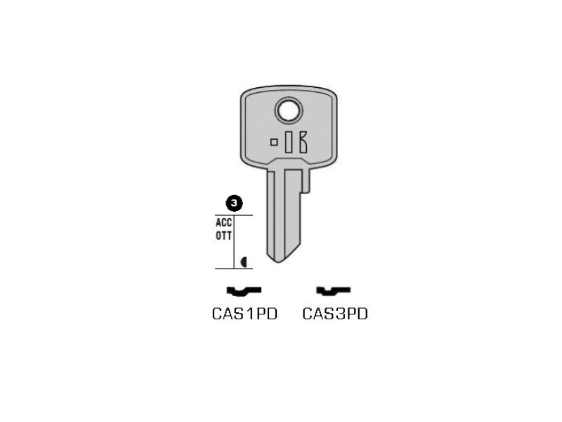 CIS1-CAS1PD/K000 CHIAVE  (100)