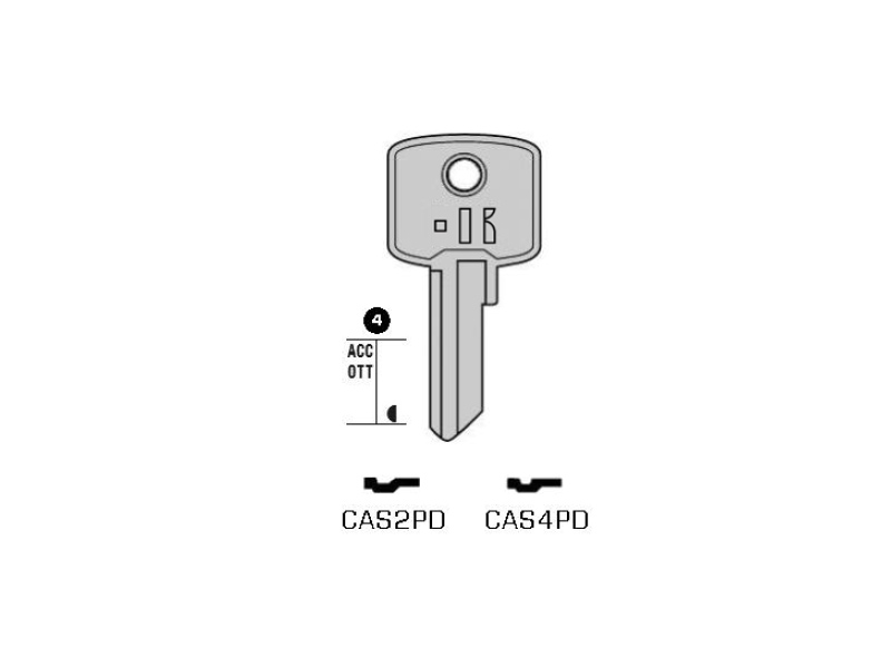 CIS2-CAS2PD/K000 CHIAVE (100)