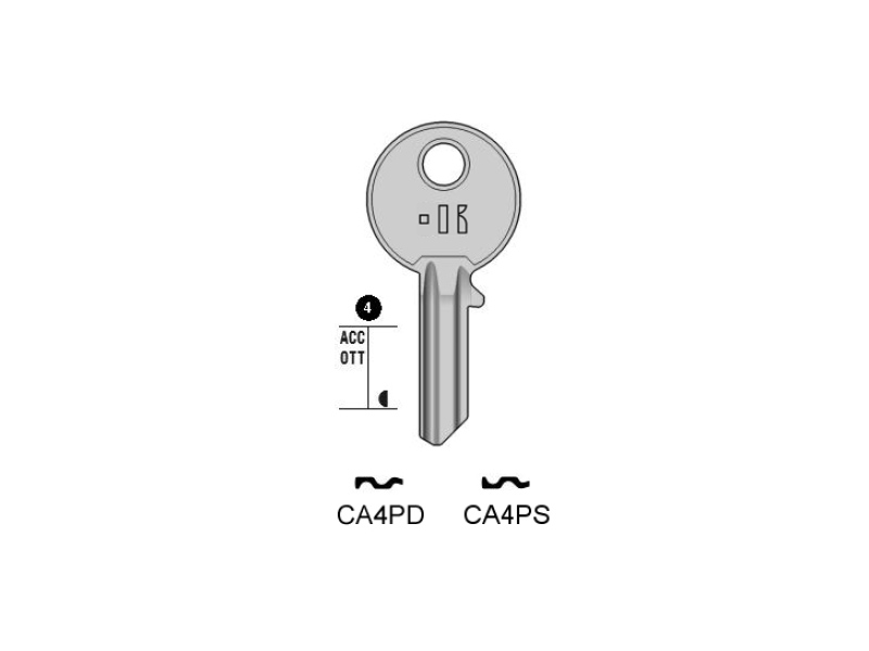 CS6-CA4PD/K000 CHIAVE (100)