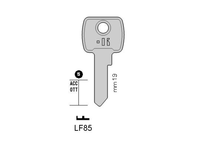 LF4-LF85/K000 CHIAVE  (100)