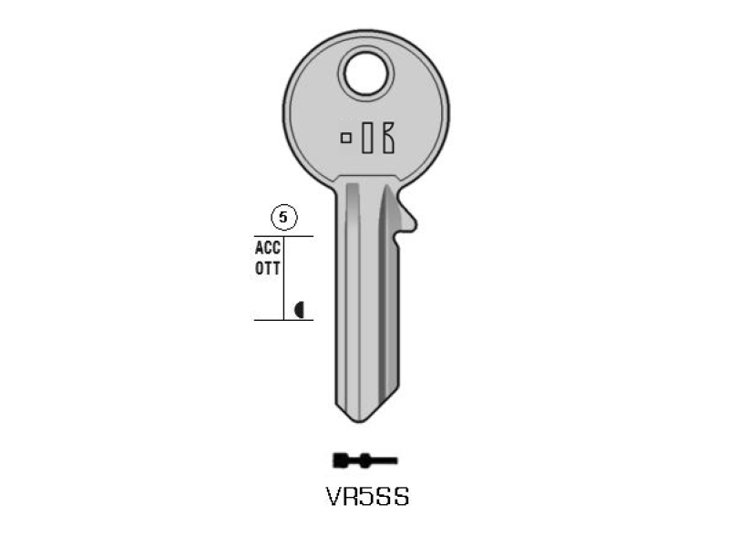 VI13-VR5SS/K000 CHIAVE (100)