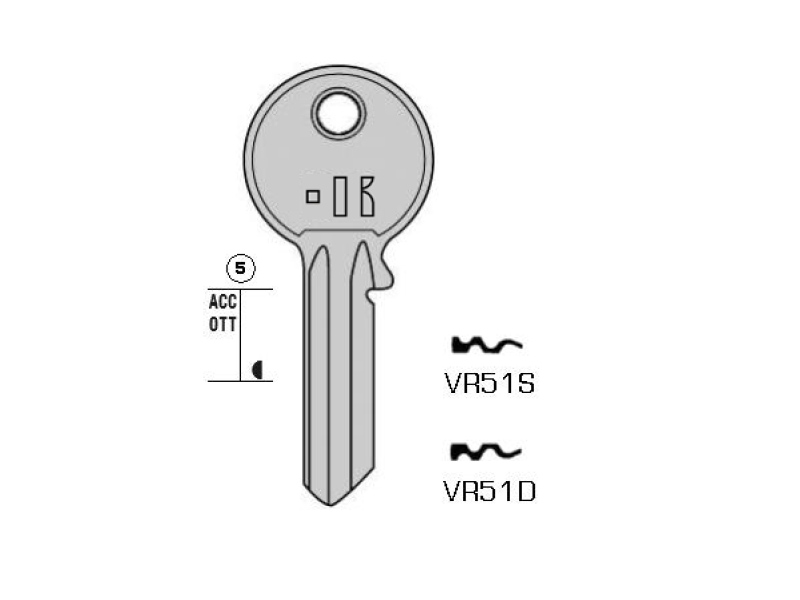 VI5R-VR51S/K000 CHIAVE (100)