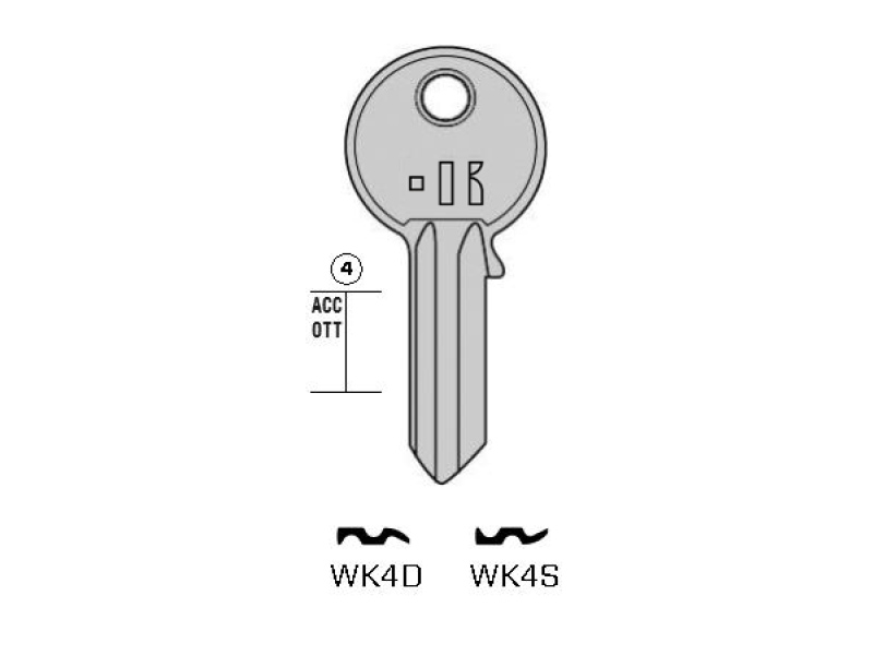 WE2-WK4D/K000 CHIAVE (100)