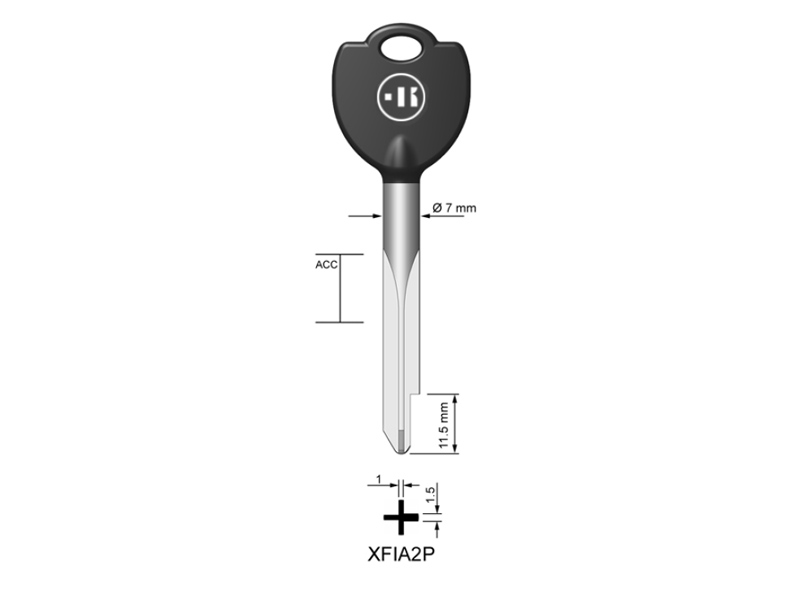 XF2P-XFIA2P/K141 CHIAVE SPILLO (25)