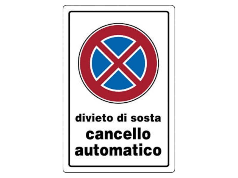 CARTELLO DIVIETO SOST CANC.AUT.20X30 PVC