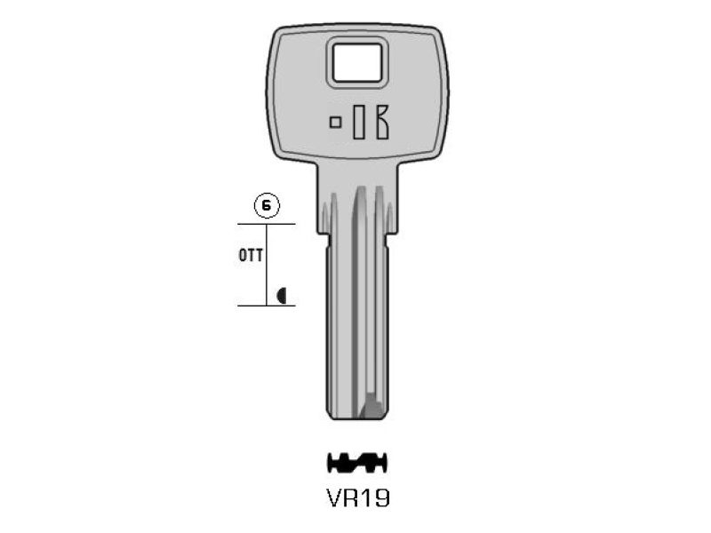 VI19-VR19/K000 CHIAVE  (50)