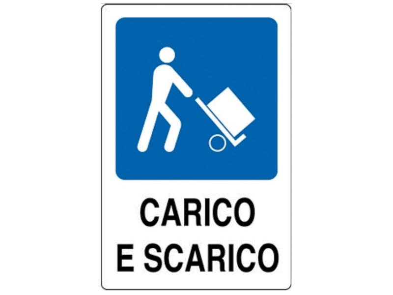 CARTELLO CARICO E SCARICO 20X30 ALL