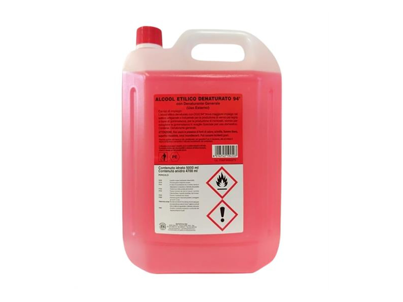 ALCOOL DENATURATO LT.5 94°