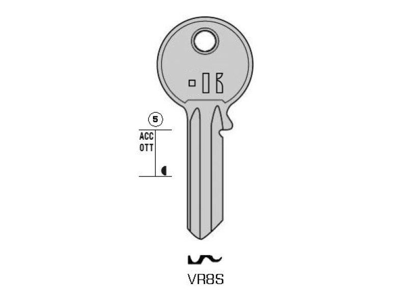 VI8R-VR8S/K000 CHIAVE  (100)