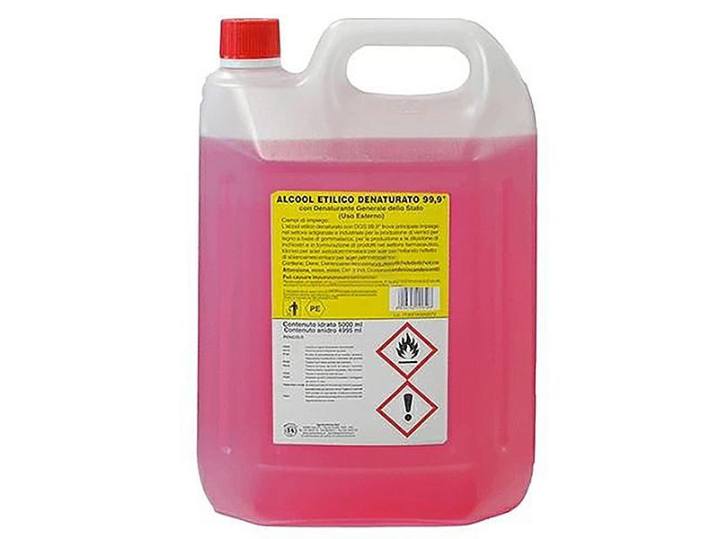 ALCOOL DENATURATO LT.5 99°