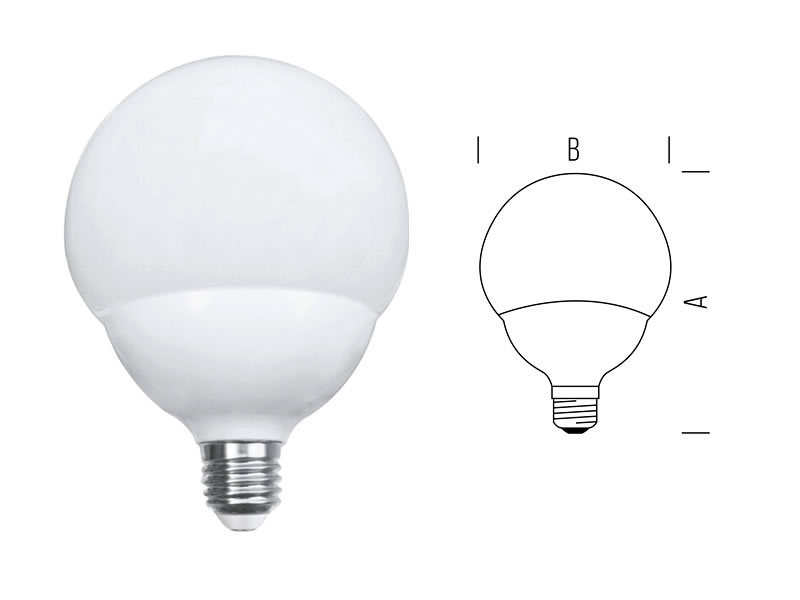 LAMPADA LED 13.5W E27 GLOBO C. 1521L
