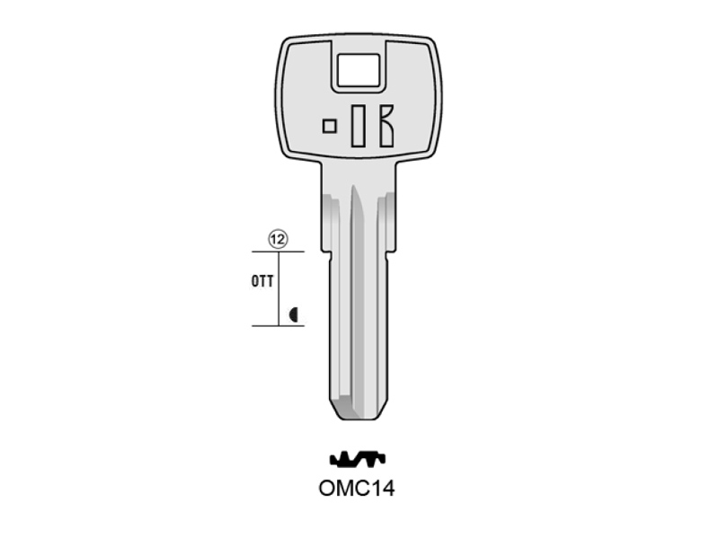 OC4-OMC14/K000 CHIAVE PUNZ. (50)