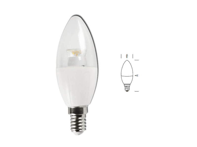 LAMPADA LED OLIV TRA.3.5W E14 F.270L**