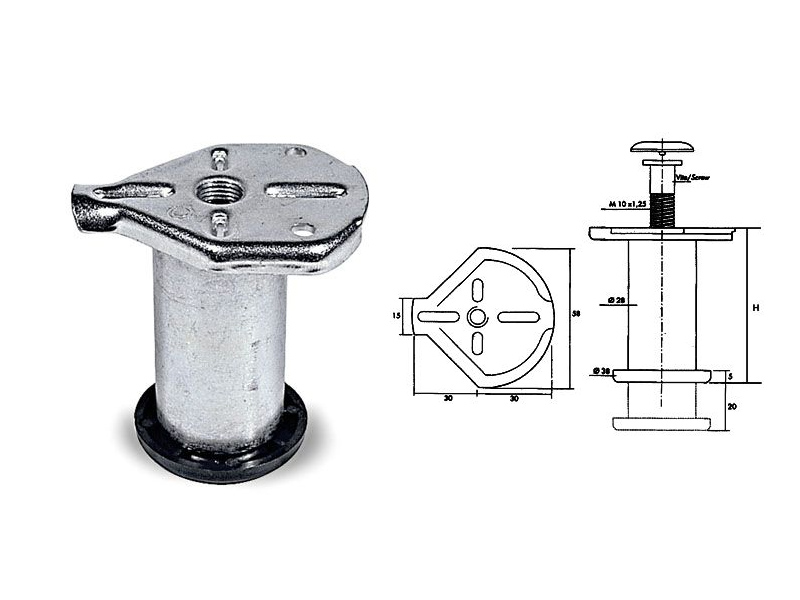 GAMBA MOBILI C/BRUG.GREZ H60 06.0420 (4*