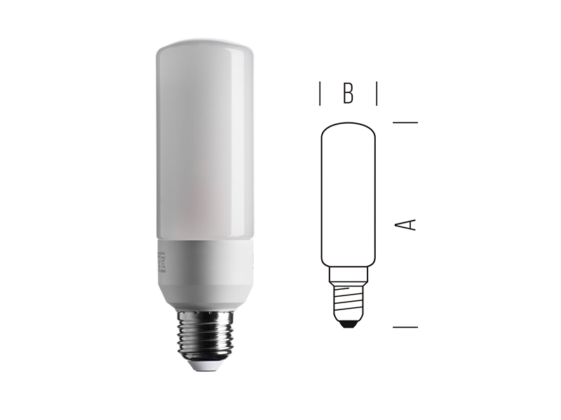 LAMPADA LED TUBOLARE E27 9.5W C. 1055L