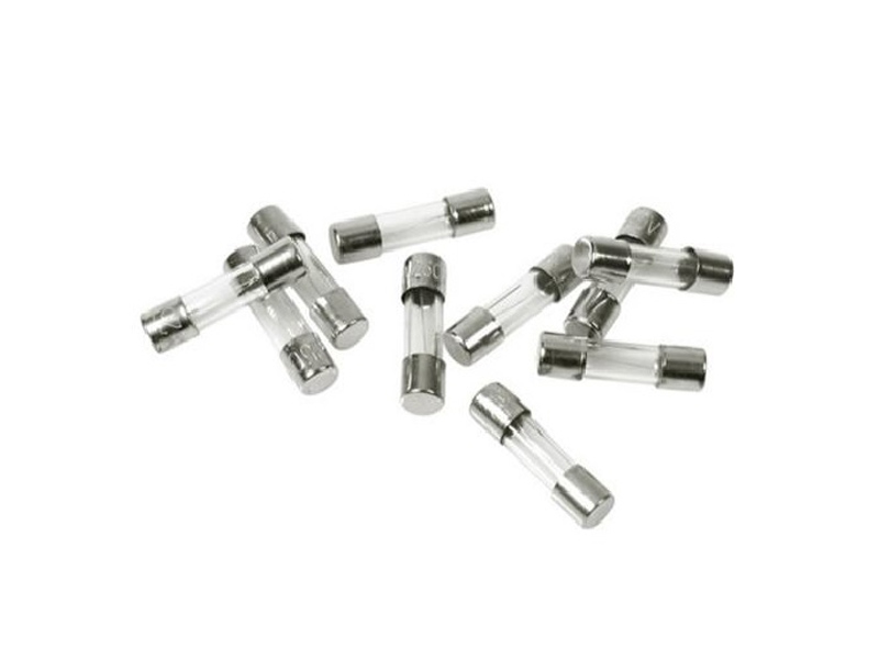 FUSIBILI VETRO MISTI 5x20mm 10pz 70063