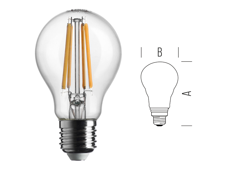 LAMPADA LED STICK GOCCIA DIMM 9W E27 C