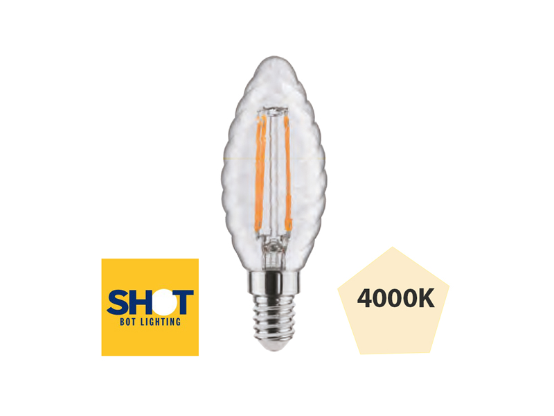 LAMPADA LED STICK TORT. 4.5W E14 470L M
