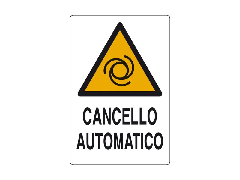 CARTELLO CANCELLO AUTOMATICO 20X30 ALL