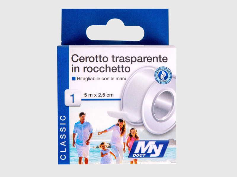 CEROTTO ROCCHETTO TRASPARENTE MT.5X2.5