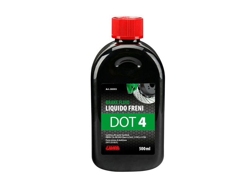 LIQUIDO FRENI VERDE DOT 4 ML.500  00593