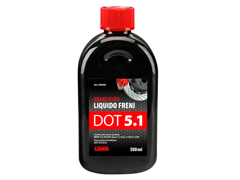 LIQUIDO FRENI ROSSO DOT 5.1 ML.500 00596