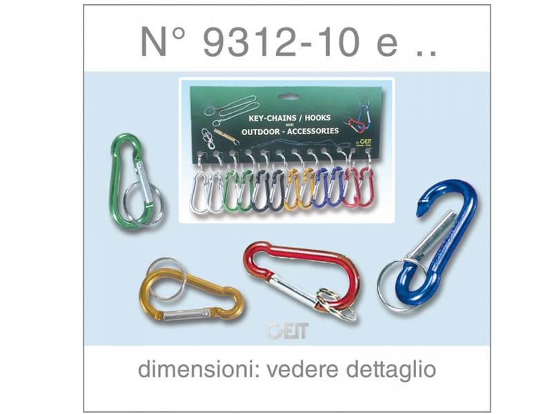 MOSCHETTONE COLOR. CM.5 CARTELLA (12pz