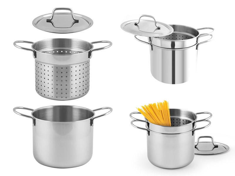 PENTOLA SCOLAPASTA INOX D.22   401E