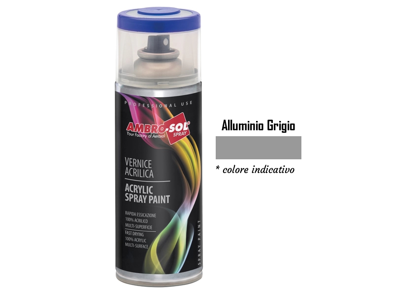 VERNICE ACRI.R9007 ML400 ALLUMINIO GRIGI