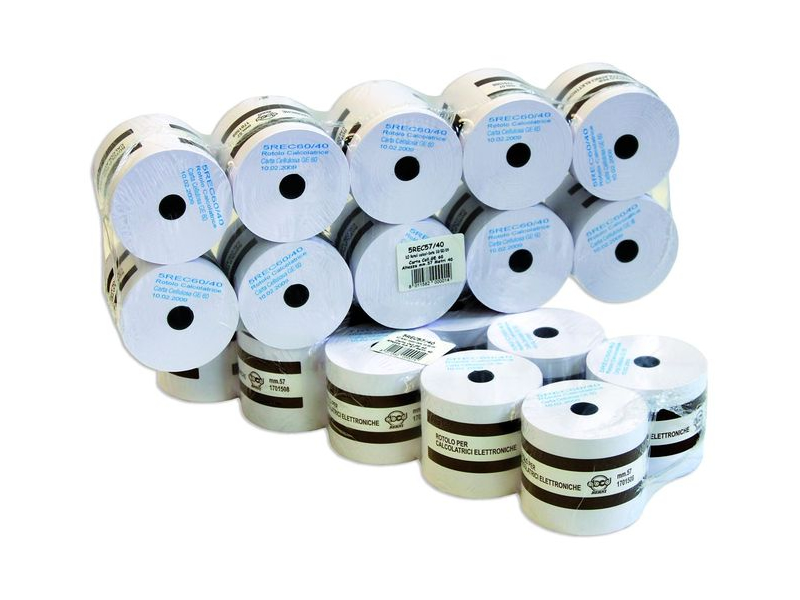 ROTOLO CARTA CALCOLATRICE TERMICA 10pz