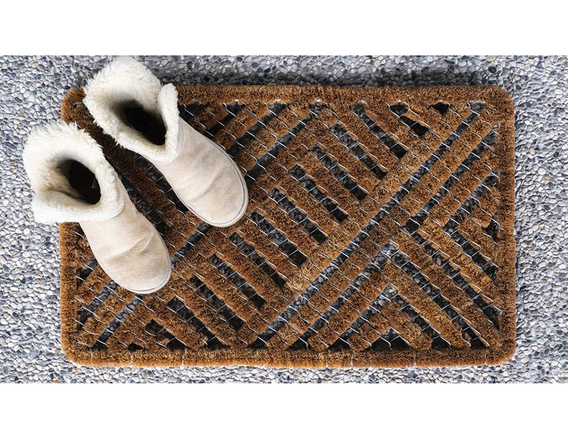 ZERBINO IN COCCO E FERRO STAR 45X75