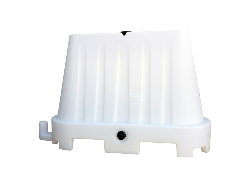 BARRIERA PVC NEW JERSEY 100x40x70 BIANCO
