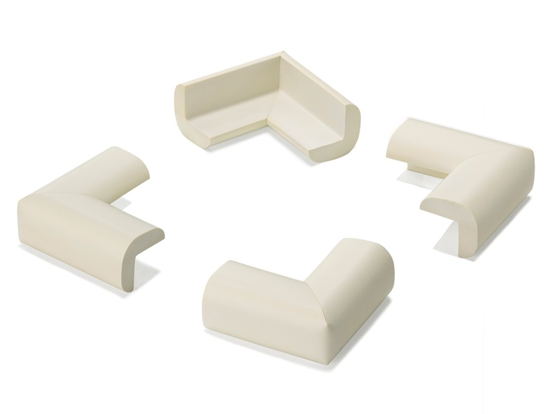 PARASPIGOLI GOMMA ANGOLARE 4pz BIANCO