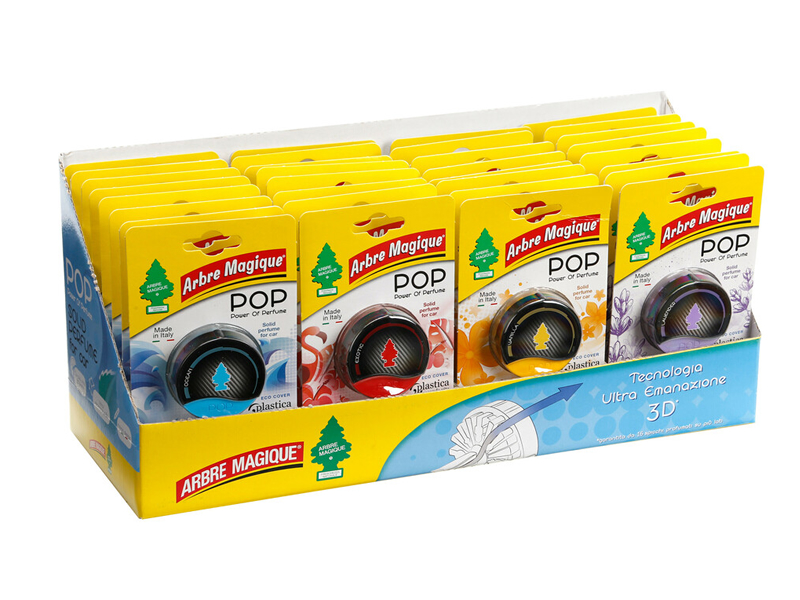 PROFUMO AUTO CLIPS POP 32pz ASSORTITO
