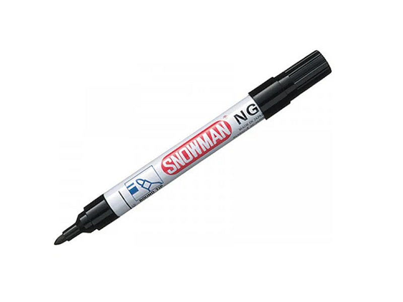 PENNARELLO ALCOOL NG100 NERO Punta Tonda