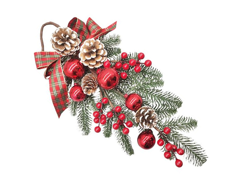 DIETROPORTA NATALE CON PIGNE 93795