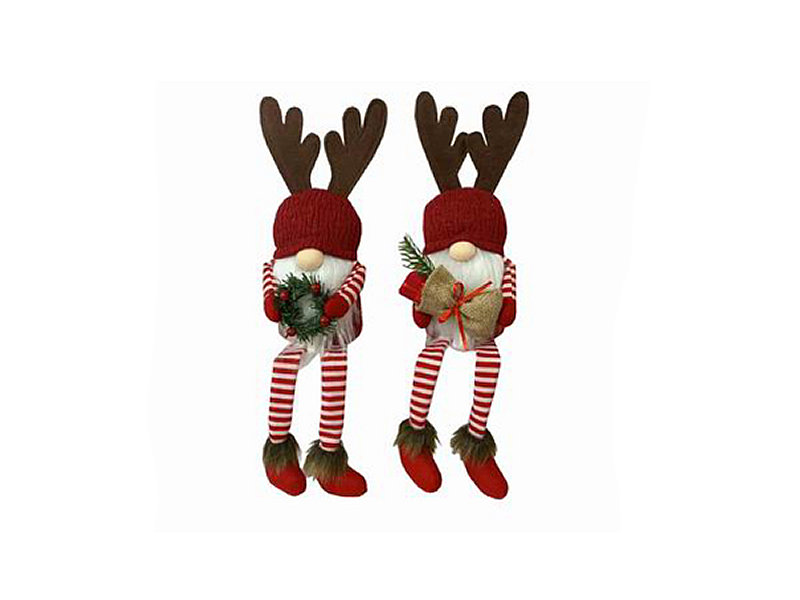 GNOMO ROSSO NATALE SEDUTO CM42