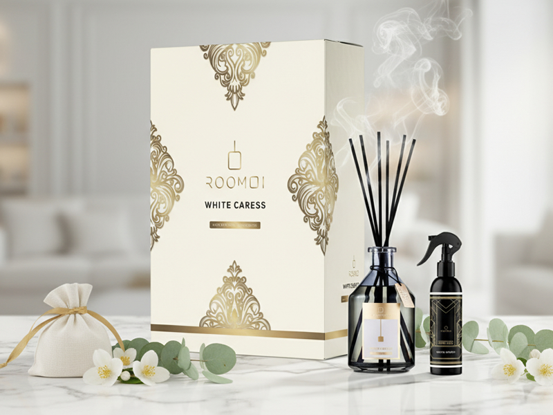 COFANETTO PROFUMATORE+DIFFUSORE BIANCO