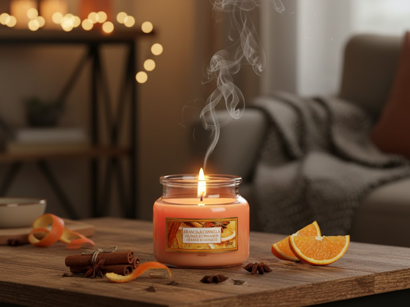 CANDELA NATALE ARANCIA E CANNELLA SMALL