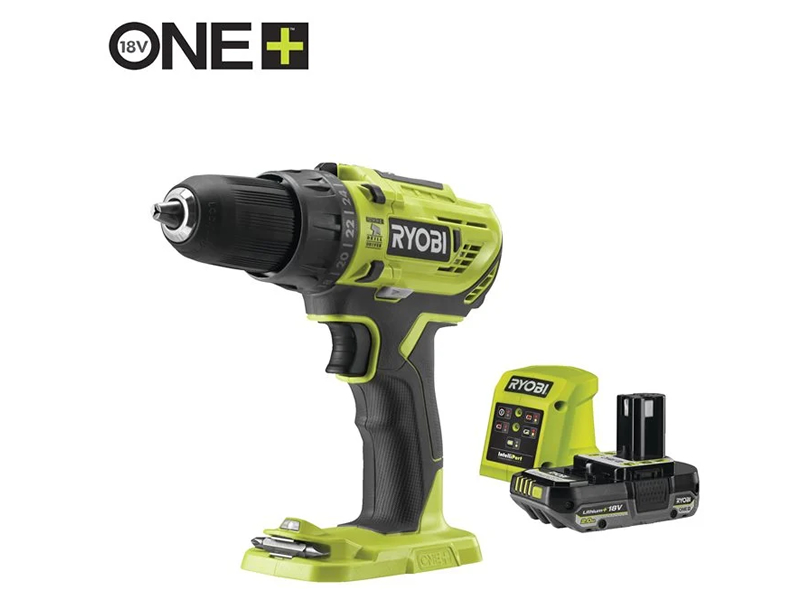 TRAPANO PERC. 18V 2Ah 1B.  RYOBI